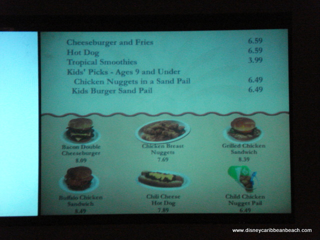Market Street Hamburger menu