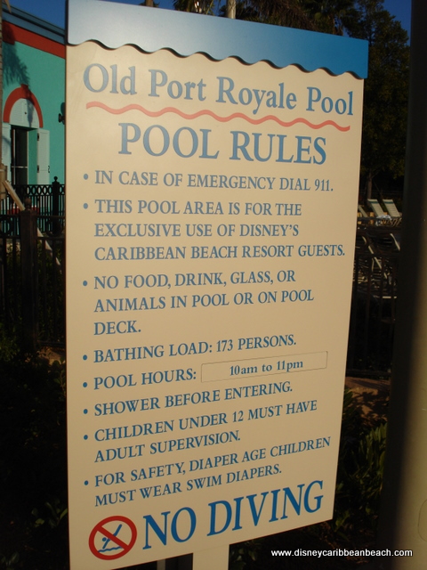 Pool Rules