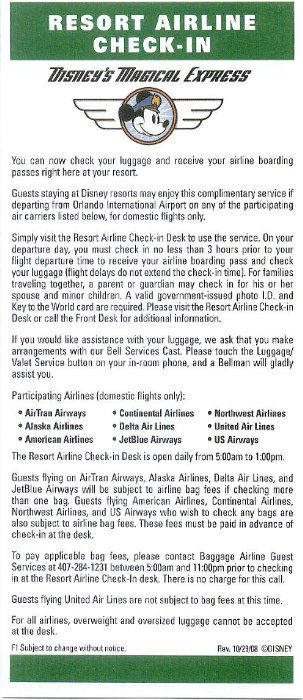Airline Check-in Flyer