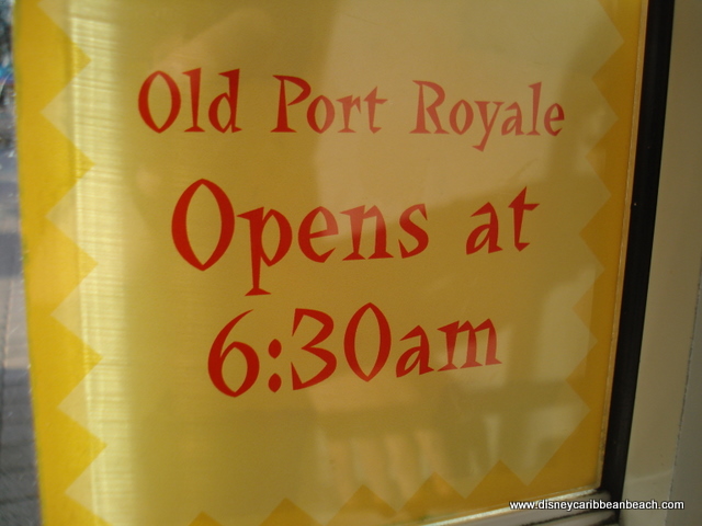 Opening sign