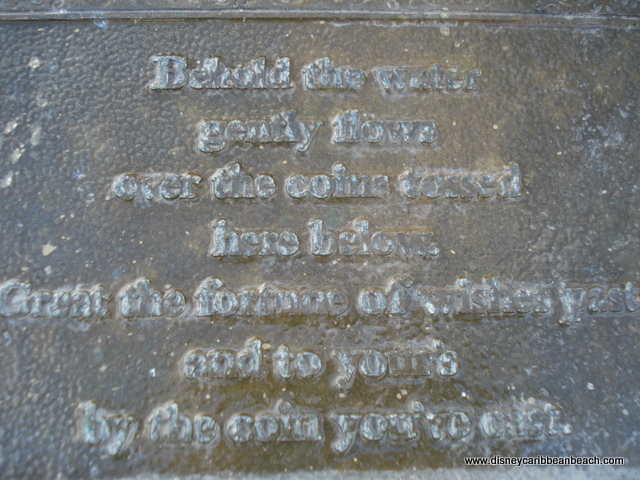 Fountain Plaque at Old Port Royale