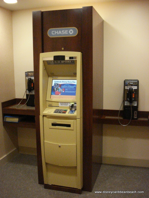 Lobby ATM and phones